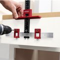 Milescraft Hardware Jig, Adjustable Drill Guide to Quickly Install Cabinet/Drawer Handles, Knobs and Pulls 1340